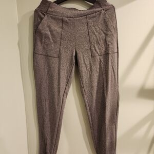 Athleta Girls Purple Heathered Leggings